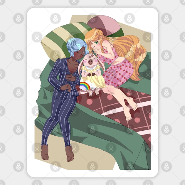 Slumber Party Magnet by Rappig Crossing